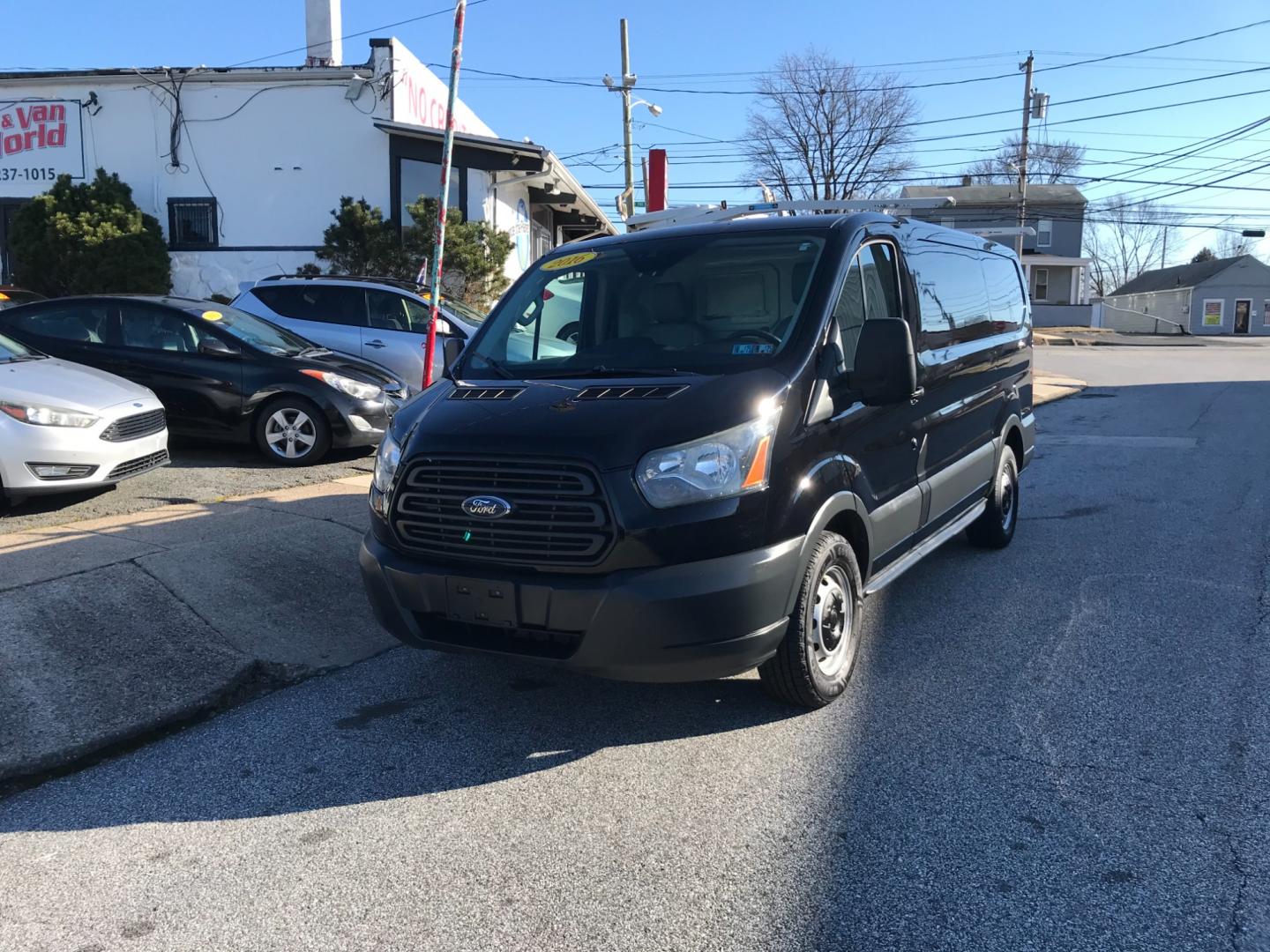 2016 Black /Gray Ford Transit 150 (1FTYE1YM4GK) with an 3.7 V6 engine, Automatic transmission, located at 577 Chester Pike, Prospect Park, PA, 19076, (610) 237-1015, 39.886154, -75.302338 - Photo#2